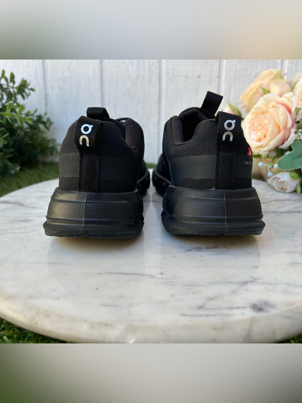 On Running Kids' Cloudswift Running Shoe all black
size 12 unisex, gently used - Picture 11 of 16